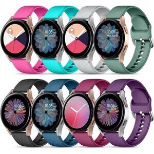 8 Pack Band Compatible with Samsung Galaxy Watch 7 6 5 4 Band 40mm 44mm